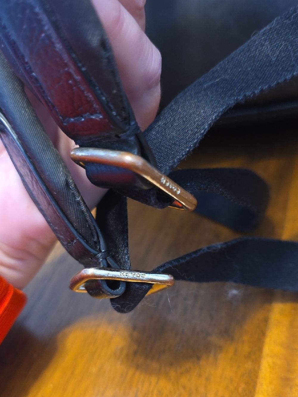 Coach Medium Charlie Backpack in black pebbled leather. - Picture 4 of 16